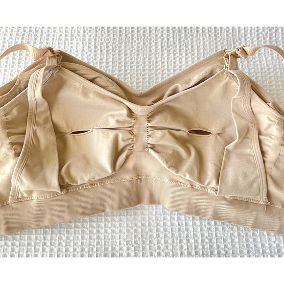 Kindred Bravely Bra Size XL Super Busty Sublime Hands Free Pumping Nursing Beige - Picture 3 of 5
